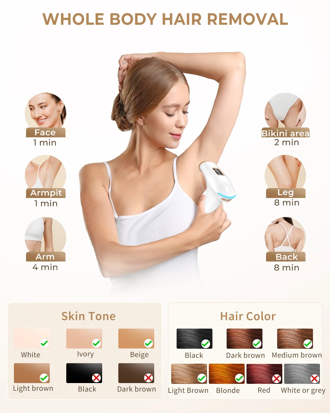 IPL Hair Removal Laser Device