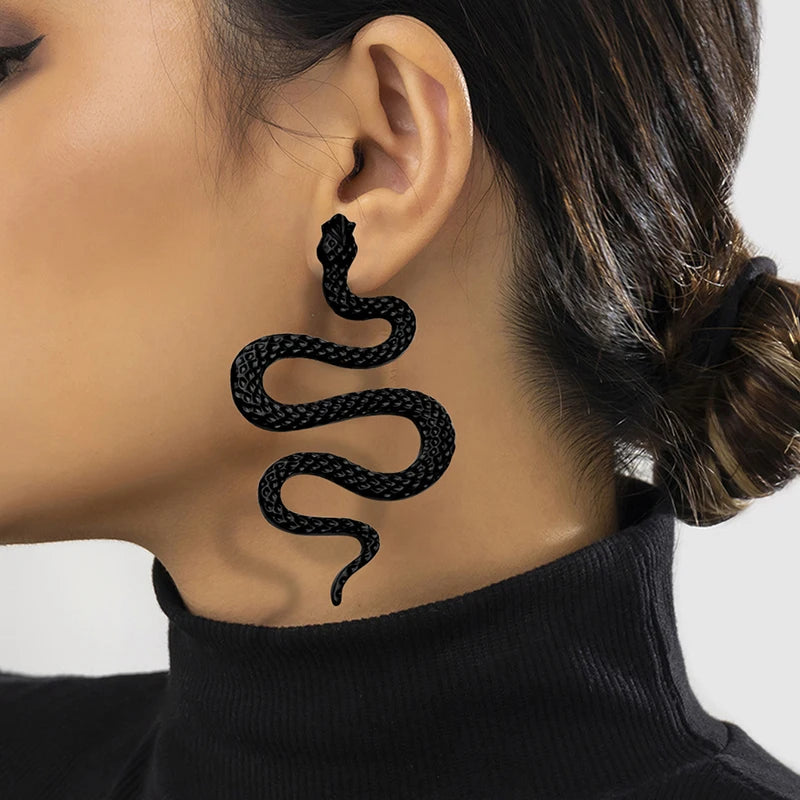 Halloween Snake Shaped Earrings