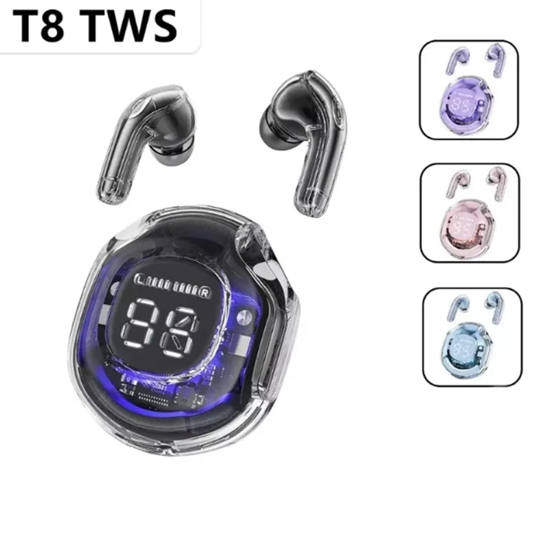 T8 TWS Wireless Bluetooth Headset