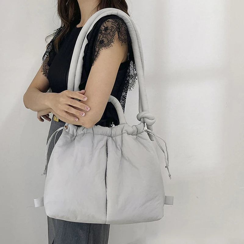 Casual Large Capacity Puffer Tote Bag