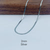 Classic Stainless Steel Snake Chain Necklace – Unisex