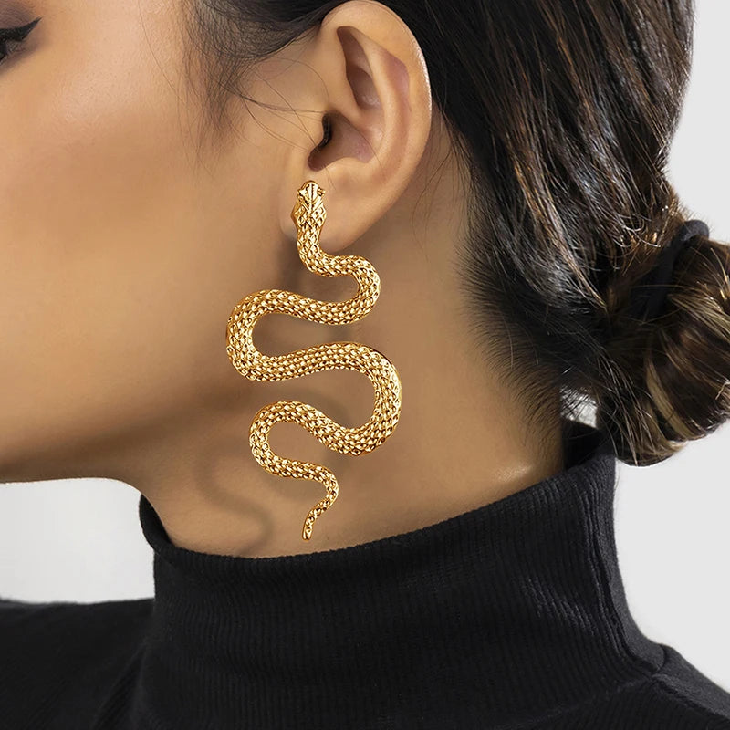 Halloween Snake Shaped Earrings