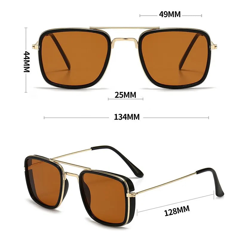 VABBON Retro Square Sunglasses