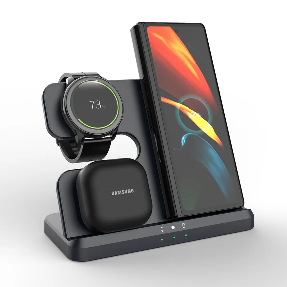 HAAYOT 3-in-1 Wireless Charging Station