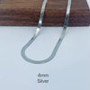 Classic Stainless Steel Snake Chain Necklace – Unisex